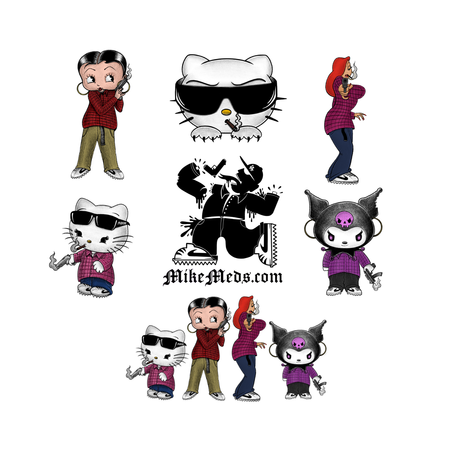 QVO KITTY sticker pack