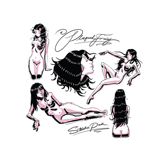 Plagued fairy sticker pack