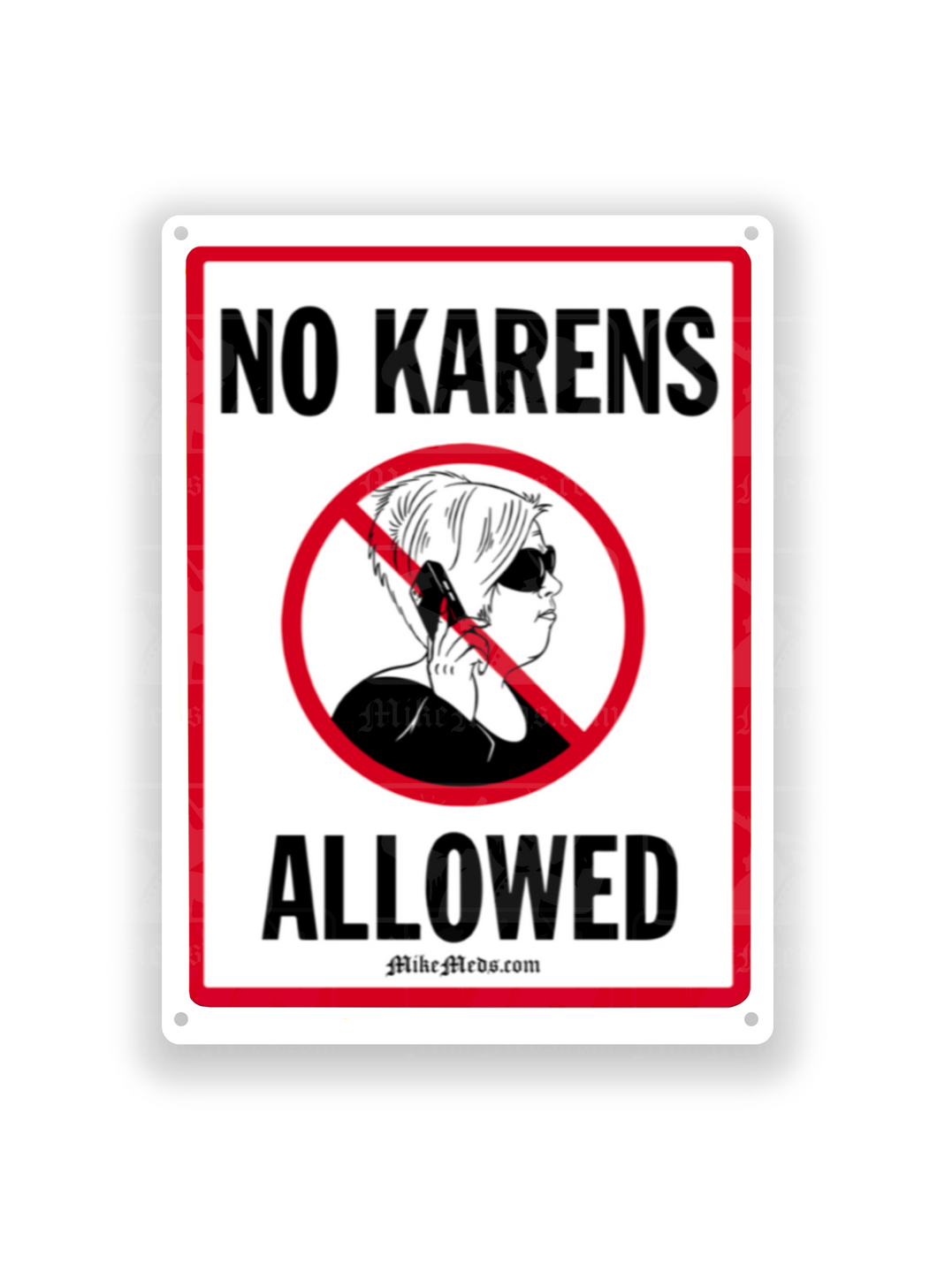 No karens allowed