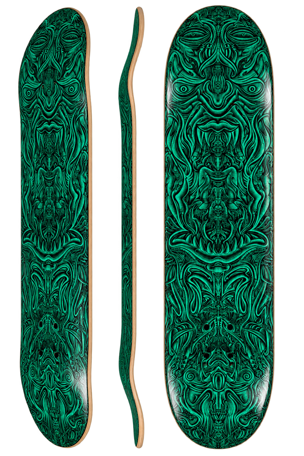 Parasite skateboard deck