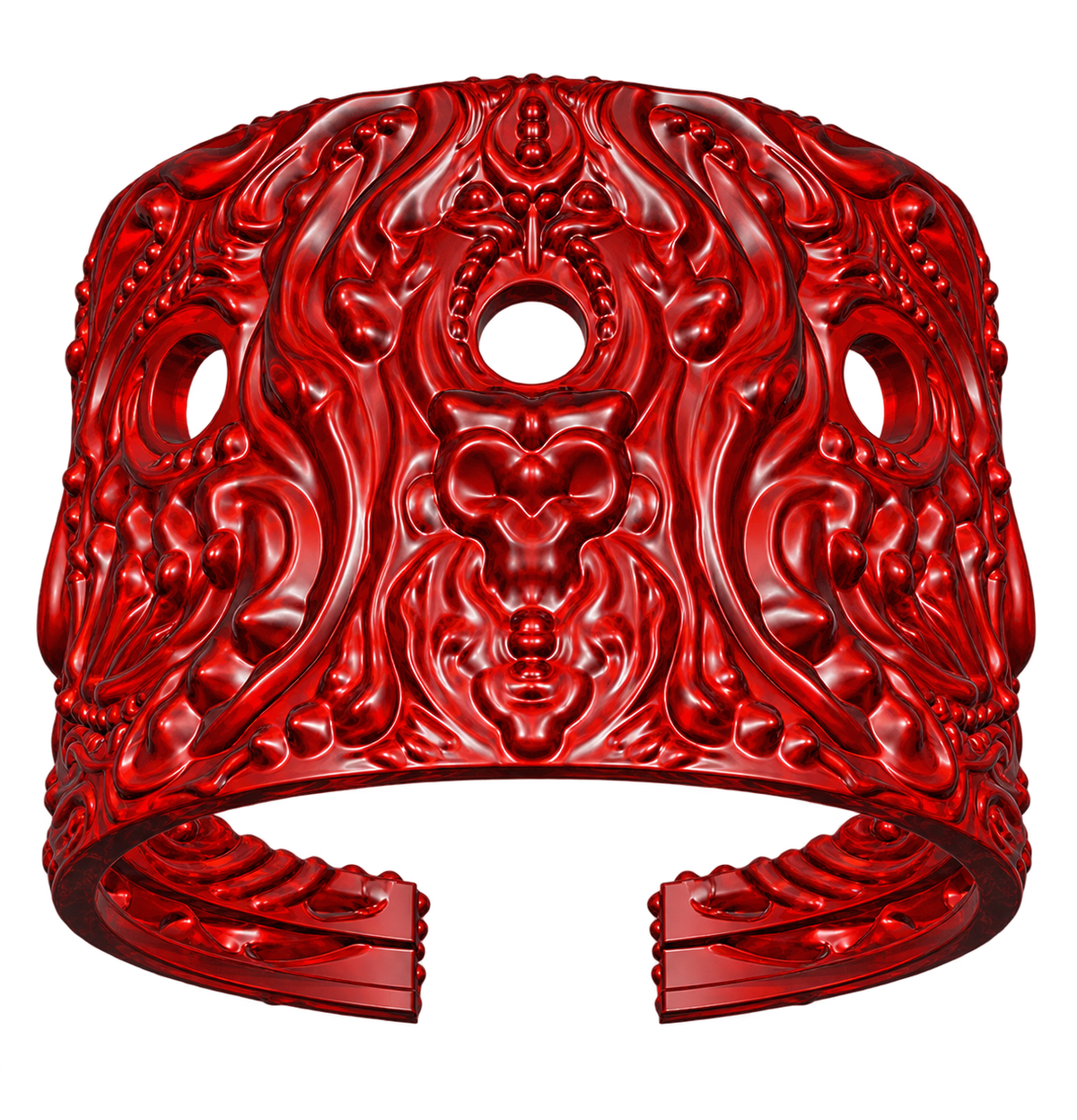 Blood glass stencil cap