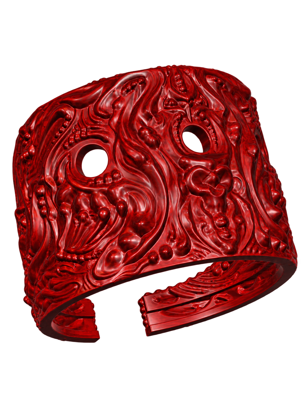 Blood glass stencil cap