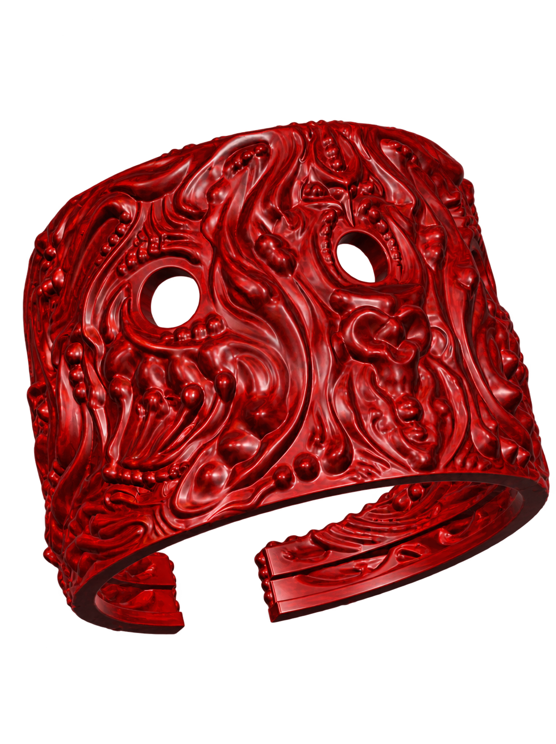 Blood glass stencil cap