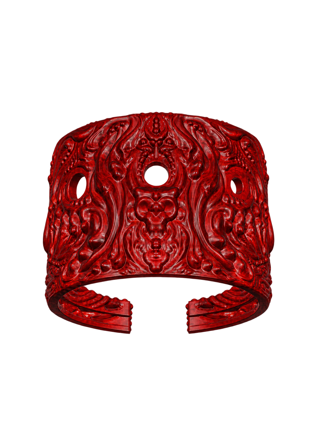 Blood glass stencil cap