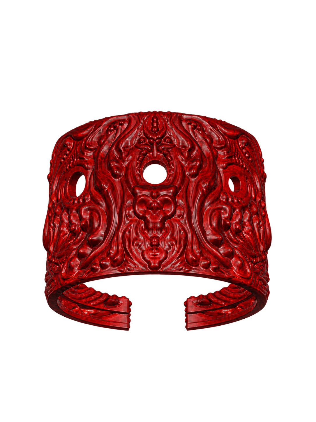 Blood glass stencil cap