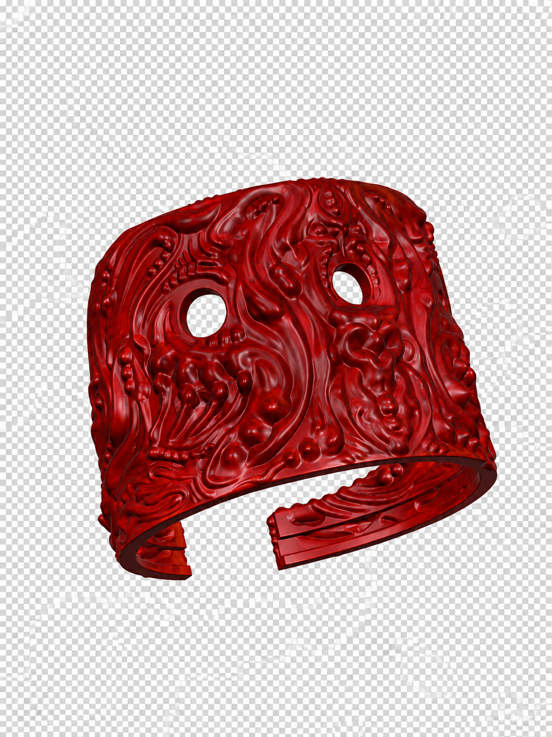 Blood glass stencil cap