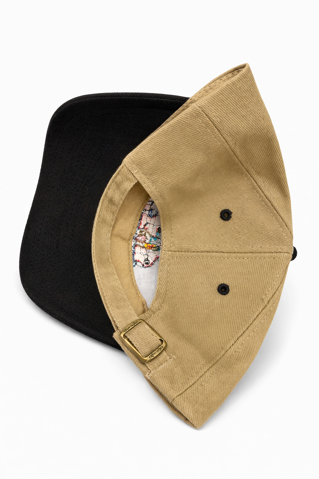 Blk / white (strapback cap)